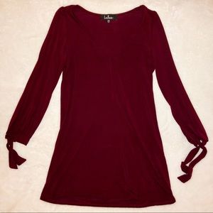 Lulu’s Wine Red Shift Dress